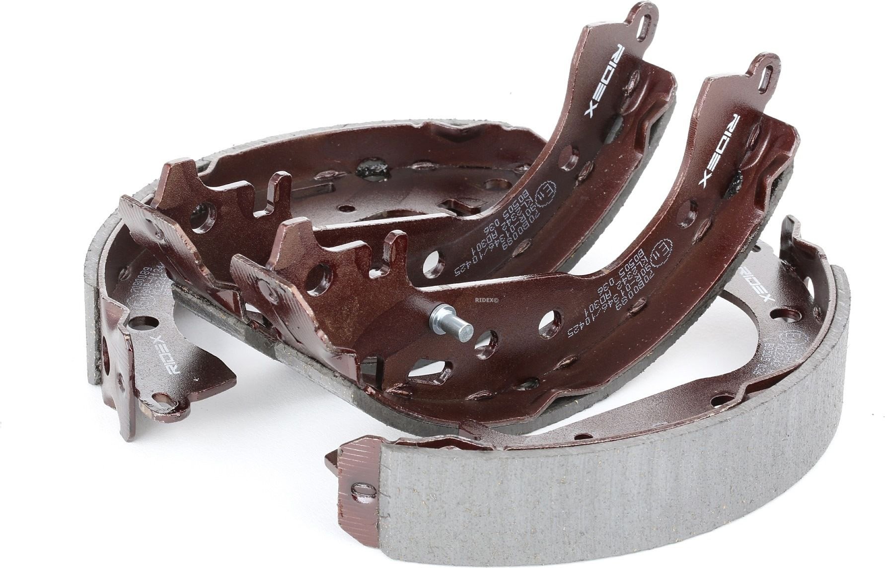RIDEX Bremsbacken Hinterachse 70B0089 Trommelbremsbacken,Bremsbackensatz TOYOTA,DAIHATSU,GEELY (GLEAGLE),Yaris Schräghec...