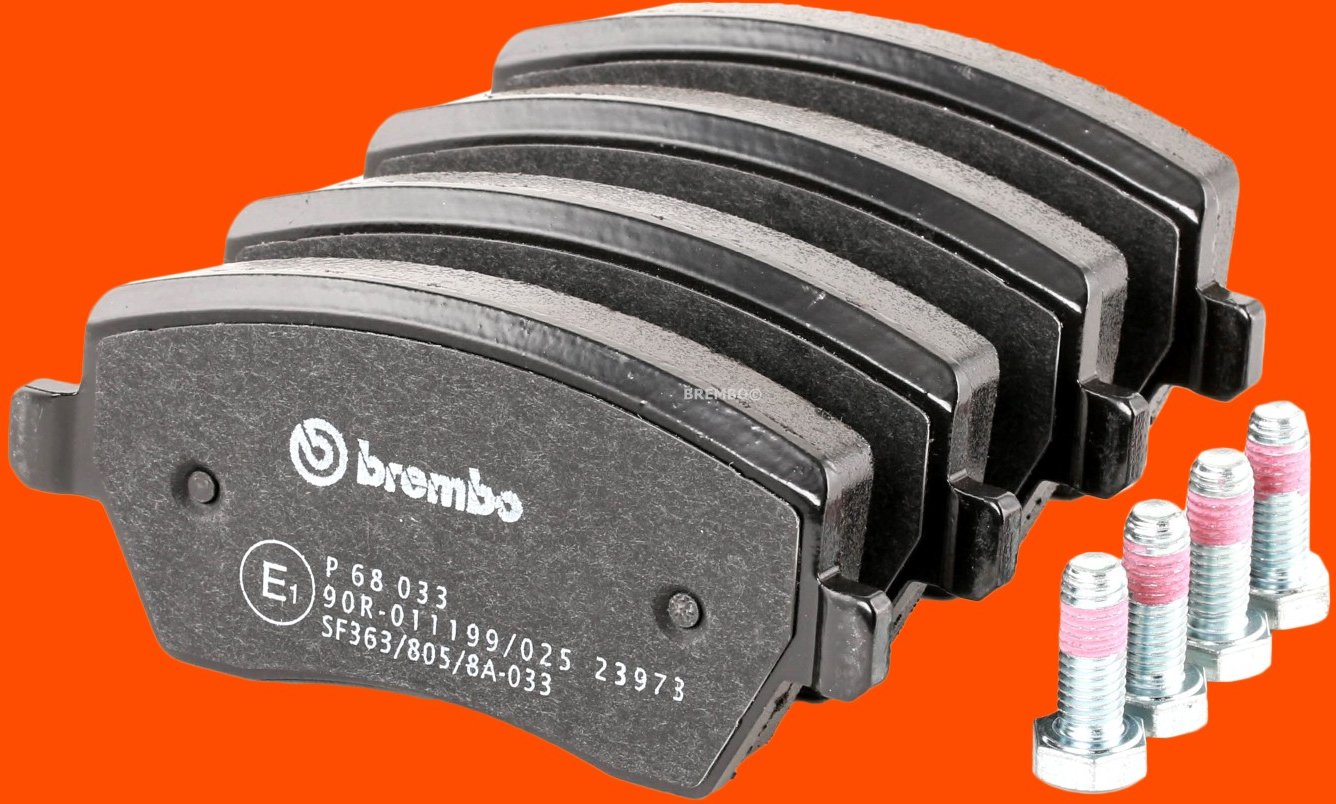 BREMBO Bremsbelagsatz PRIME LINE exkl. Verschleißwarnkontakt P 68 033 Bremsbeläge,Bremsklötze MERCEDES-BENZ,RENAULT,NISS...