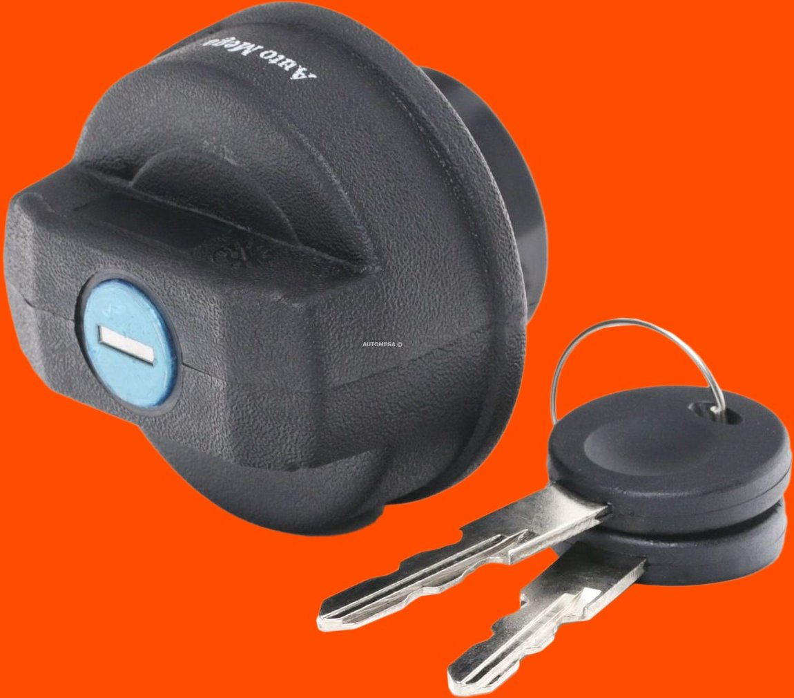 AUTOMEGA Verschluß, Kraftstoffbehälter mit Schloss 140011910 VW,AUDI,GOLF II (19E, 1G1),GOLF III (1H1),Golf III Cabrio ...