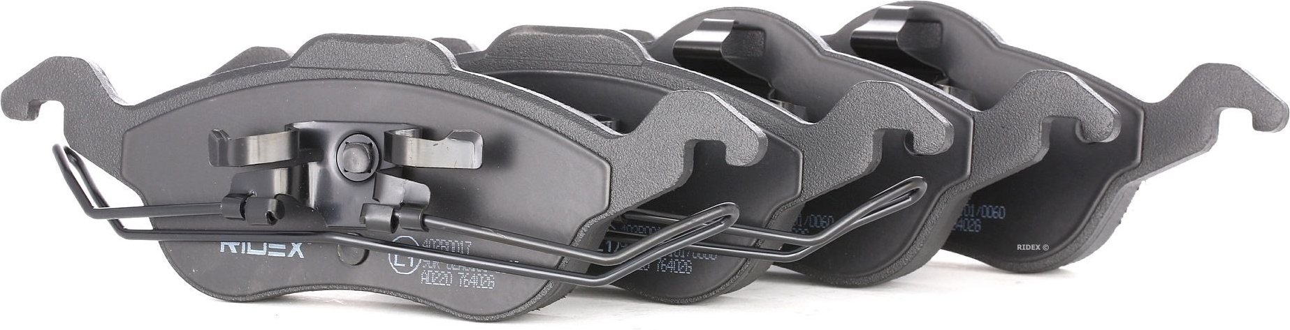 RIDEX Bremsbelagsatz Vorderachse 402B0017 Bremsbeläge,Bremsklötze FORD,RENAULT,FOCUS Kombi (DNW),FOCUS (DAW, DBW),FOCUS ...