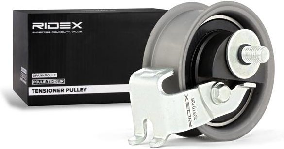 RIDEX Spannrolle, Zahnriemen mit Halter 308T0126 VW,AUDI,SKODA,Golf IV Schrägheck (1J1),New Beetle Cabrio (1Y7),Golf IV...