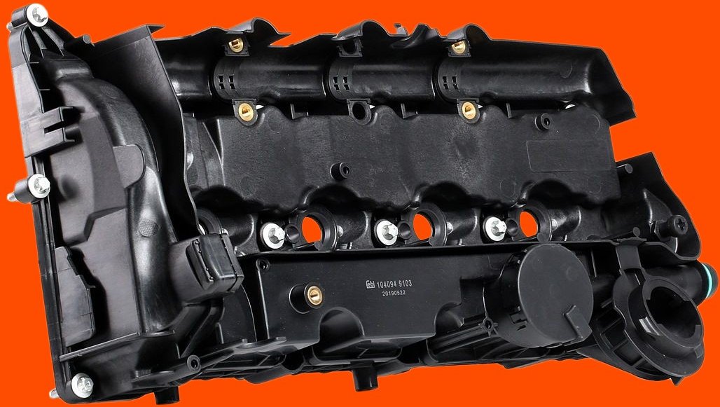 FEBI BILSTEIN Zylinderkopfhaube febi Plus mit Dichtung 104094 Ventildeckel,Zylinderkopfdeckel BMW,3 Touring (E91),3 Limo...