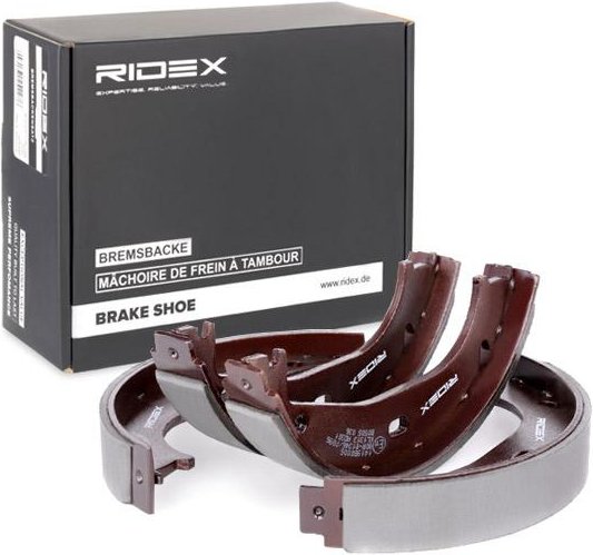 RIDEX Handbremsbeläge Hinterachse 1419B0005 Handbremsbacken,Bremsbackensatz, Feststellbremse BMW,ALPINA,3 Cabrio (E36),3...