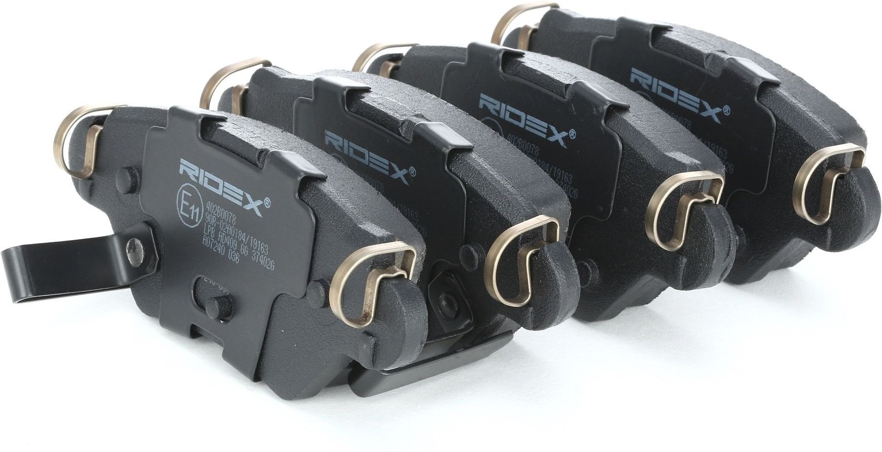 RIDEX Bremsbelagsatz Hinterachse 402B0078 Bremsbeläge,Bremsklötze OPEL,CHEVROLET,VAUXHALL,Corsa C Schrägheck (X01),Astra...
