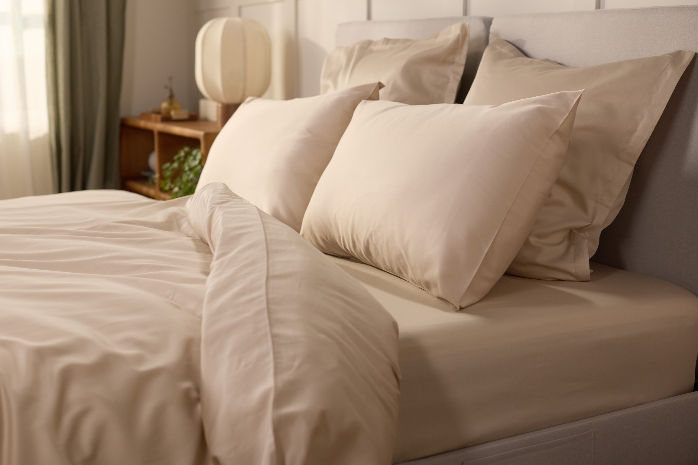 Emma Premium+ Kopfkissenbezug 40x80 - beige