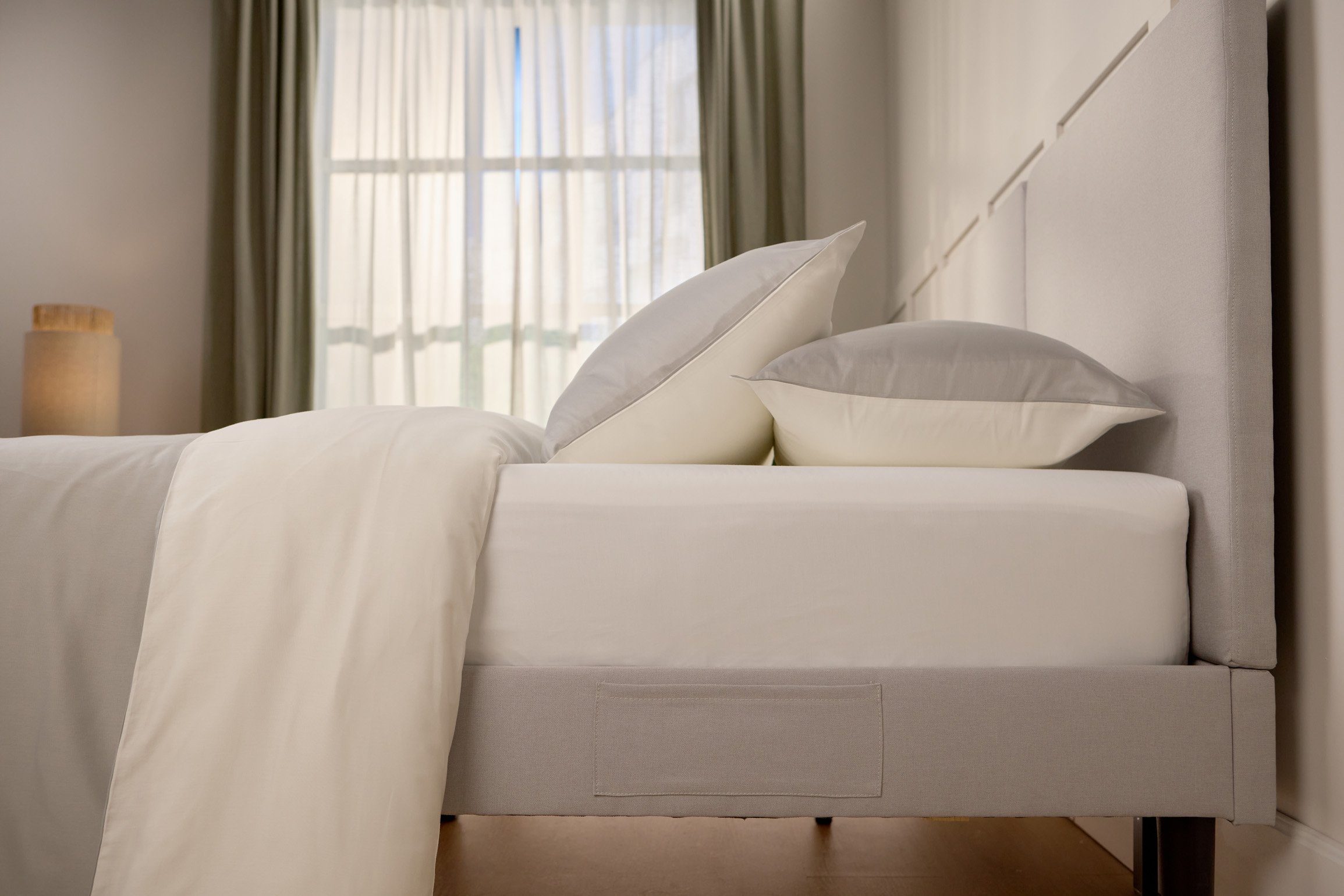 Emma Premium Sateen Spannbettlaken | Weiß | 160x200cm