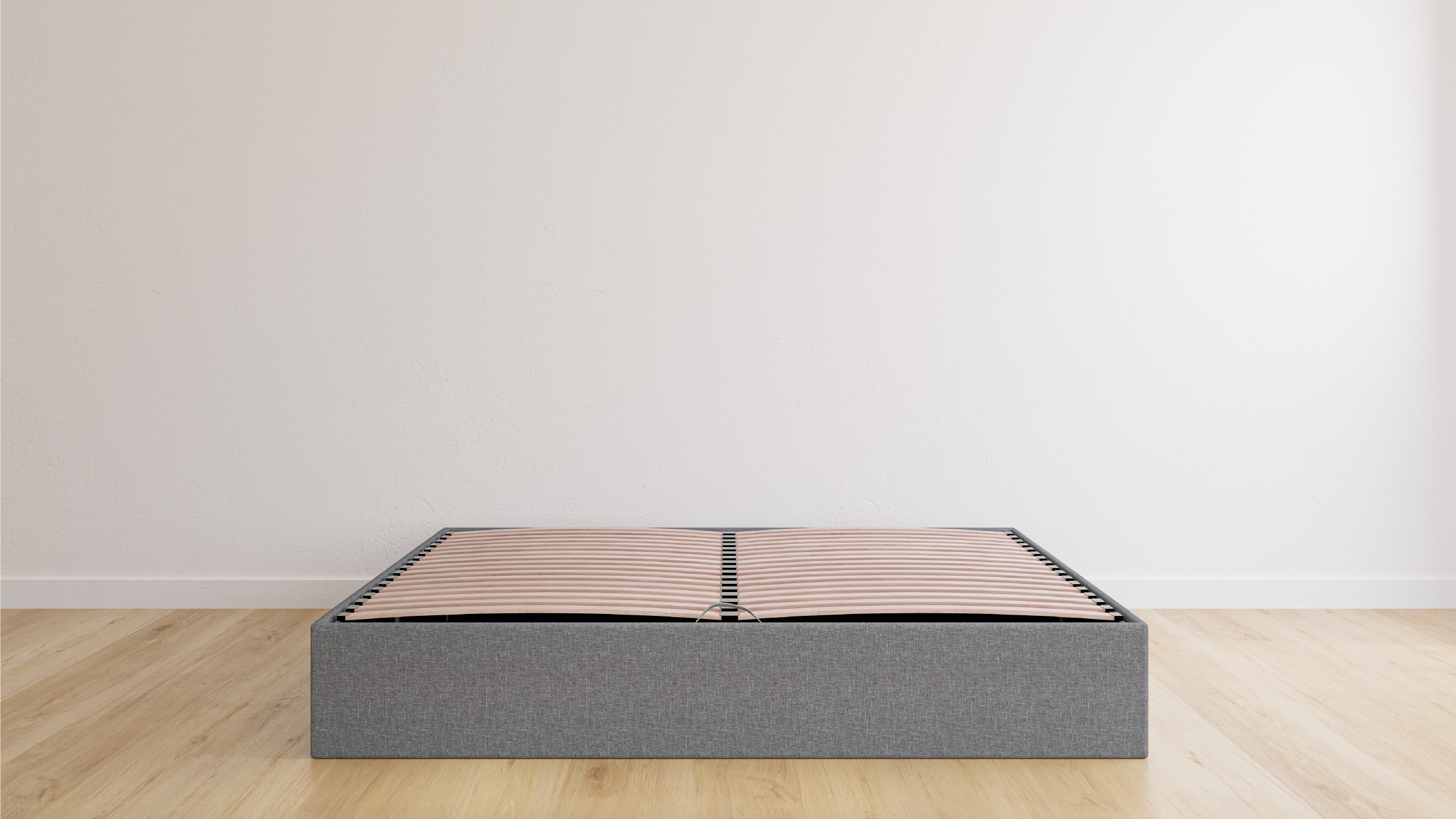 Emma Premium Stauraumbett 140x200 V2 - dunkelgrau