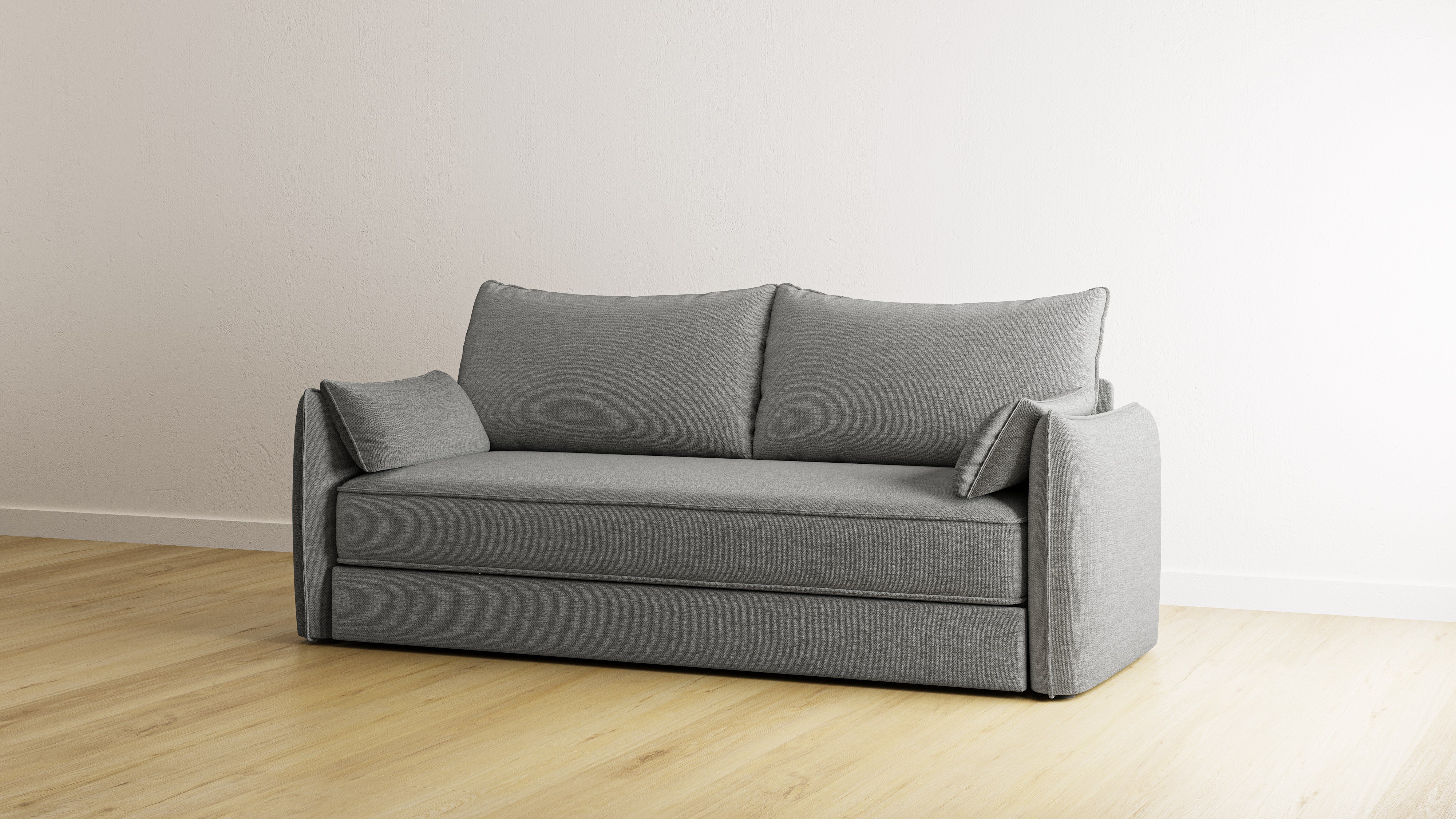Emma Premium Schlafsofa V2 - 140x190cm - Dunkelgrau