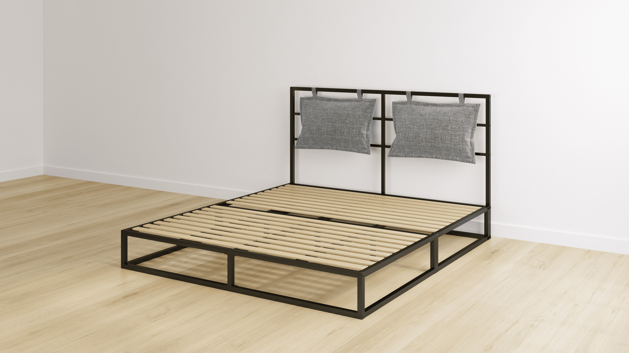 Emma One Metallbett - 140x200 cm - mit Kopfteil