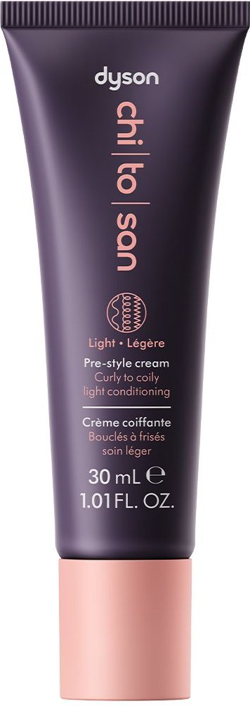 Dyson Chitosan™ Pre-Style Cream 30ml (Lockiges bis krauses Haar, leichte Pflege)