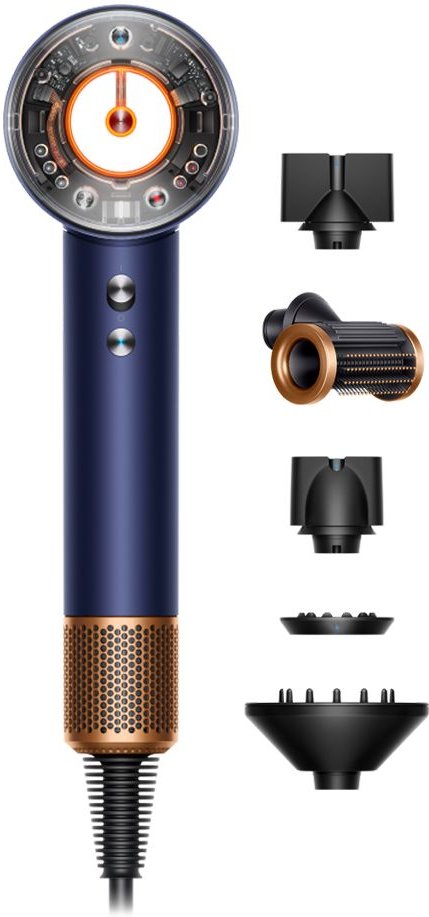 Dyson Supersonic Nural™ Haartrockner Straight+Wavy (Nachtblau/Kupfer)