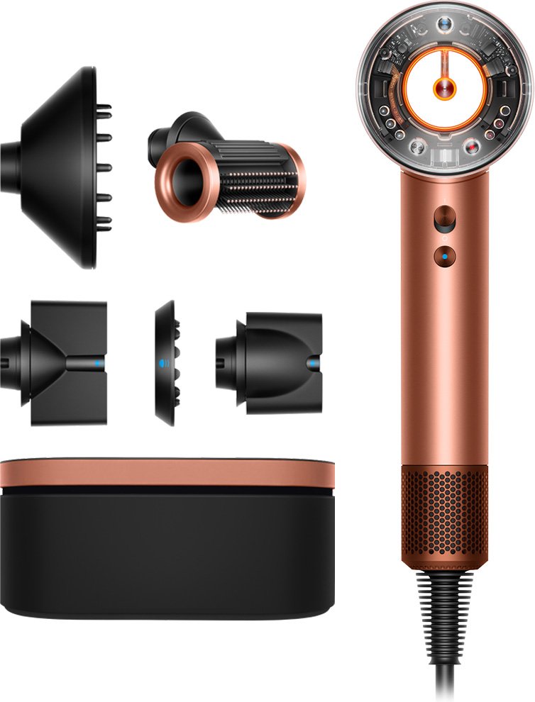 Dyson Supersonic Nural™ Haartrockner Straight+Wavy (Amber Silk)