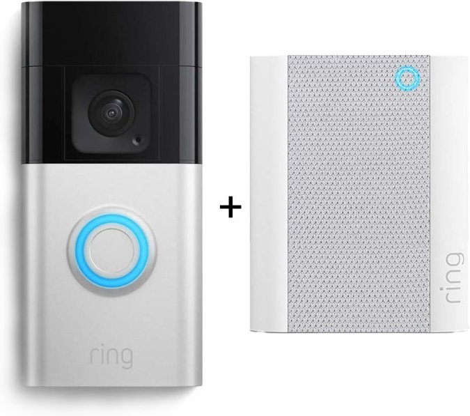 Ring Battery Video Doorbell Plus + Chime 2nd Gen