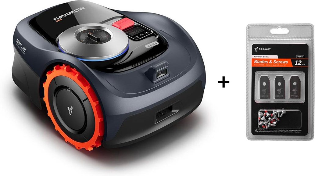 Segway Navimow i108E – kabelloser Mähroboter für bis zu 800 m² + gratis Ersatzmesser