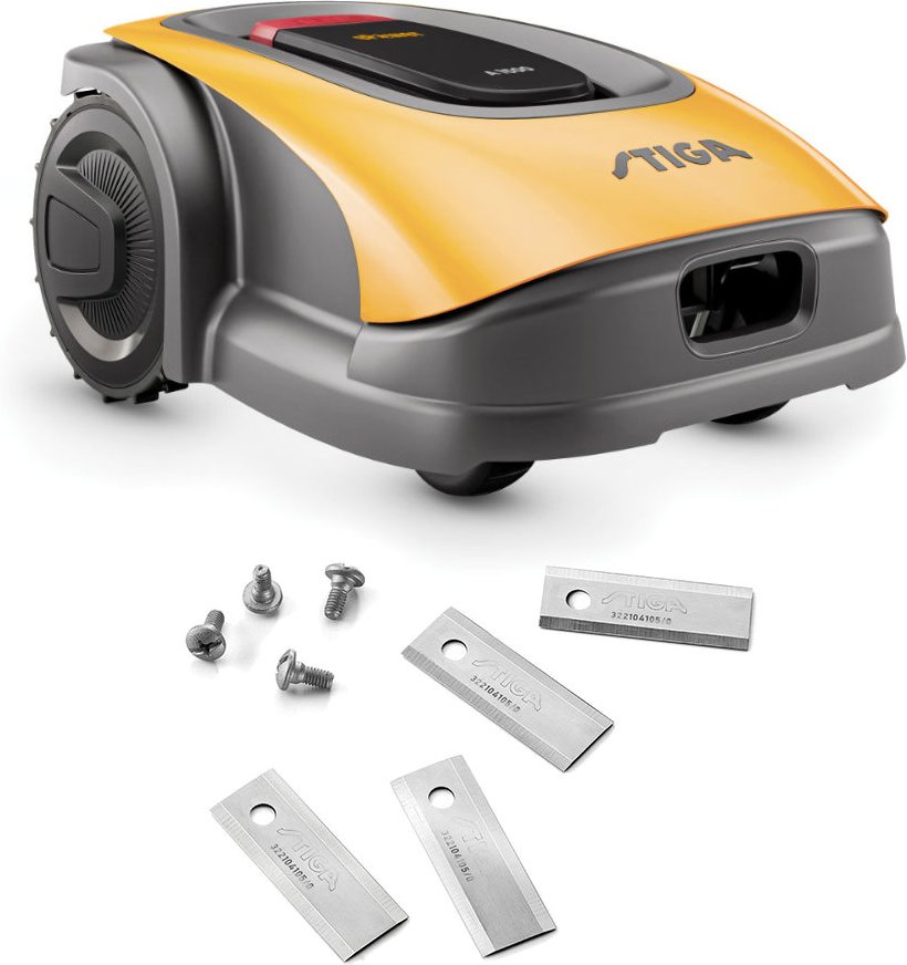 STIGA A 1500 - Autonomer Mähroboter + gratis Ersatzmesser