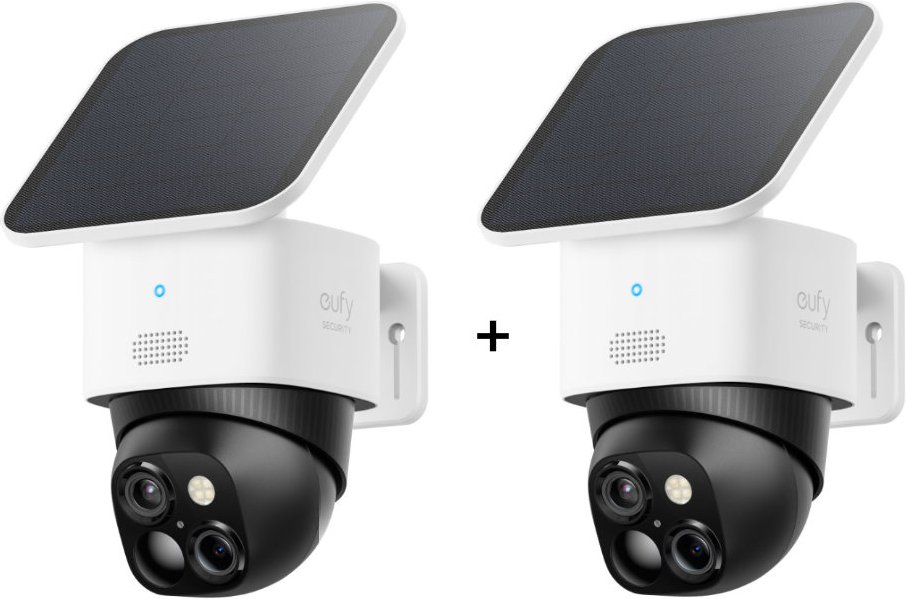 eufy SoloCam S340 - Dual Kamera Schwenk & Neige Outdoor Kamera - 2er-Set