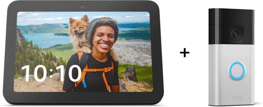 Amazon Echo Show 8 - 2023 + gratis Ring Battery Video Doorbell