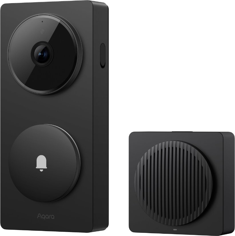 Aqara Doorbell Camera Hub G410 - 2K-Videotürklingel mit Chime - Schwarz