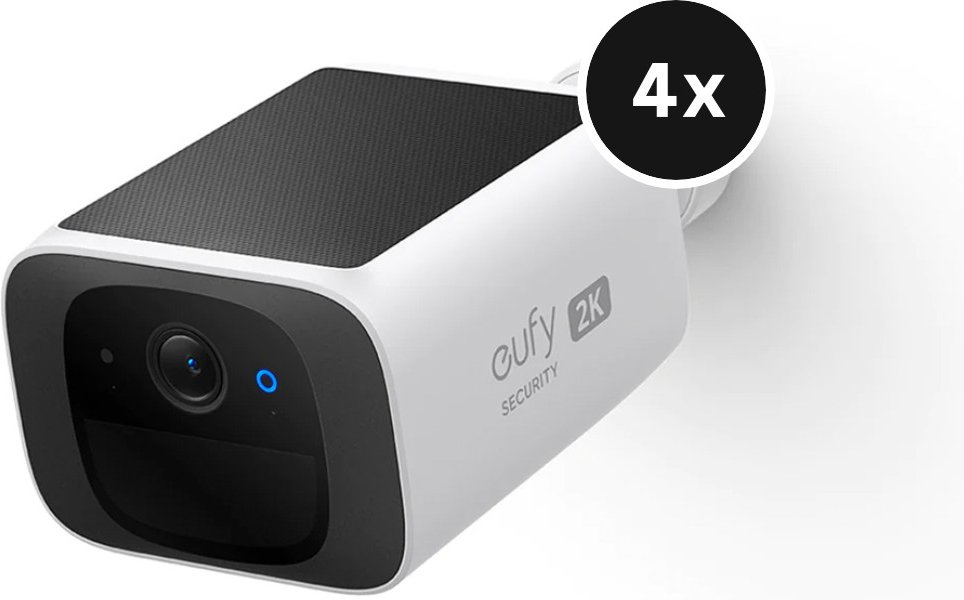 eufy SoloCam S220 - 2K-Außenkamera - 4er-Set