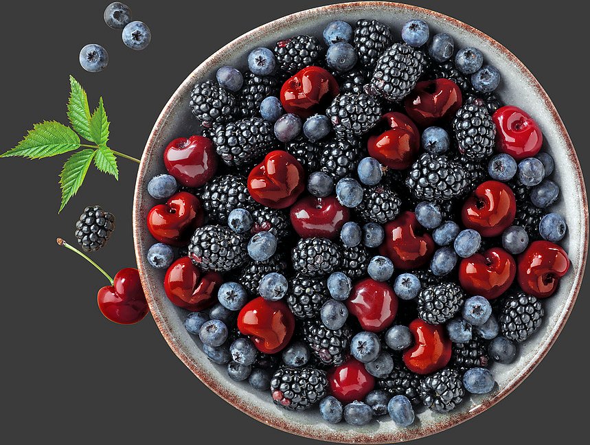 Dunkle Beerenmischung