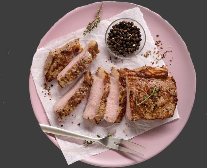 Rumpsteak, mariniert