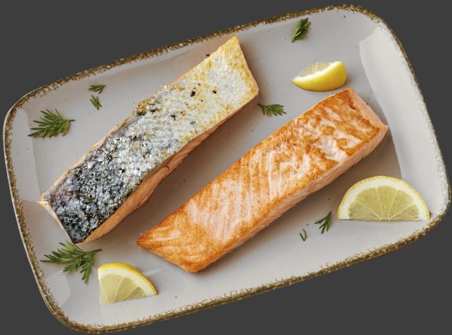 BIO Lachsfilet mit Haut