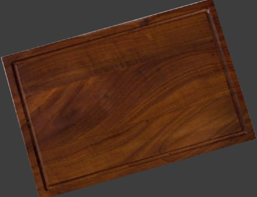 Servier- & Schneidebrett aus Eichenholz