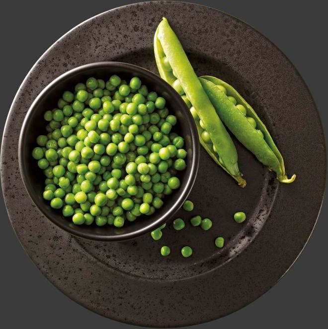 Junge Erbsen, sehr fein