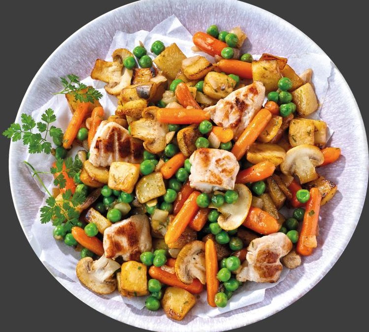 Muttis Mini-Hähnchenschnitzelpfanne