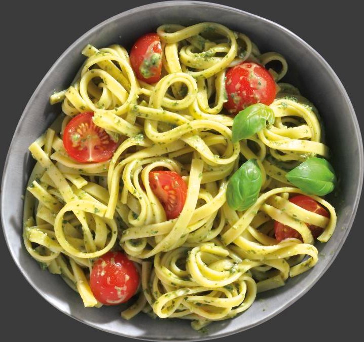 Tagliatelle-Nester alla Pesto
