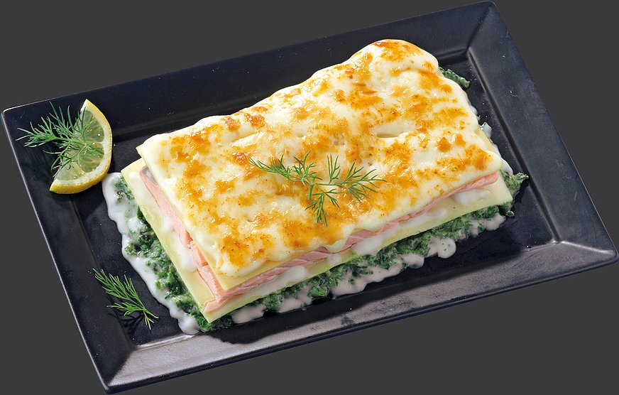 Lachs-Lasagne