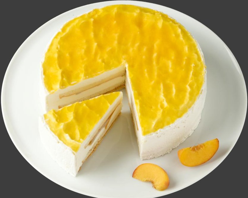 Panna Cotta Pfirsich Torte