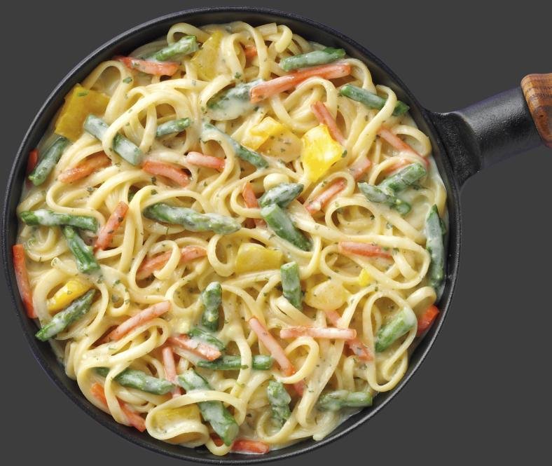 Pasta-Spargelpfanne
