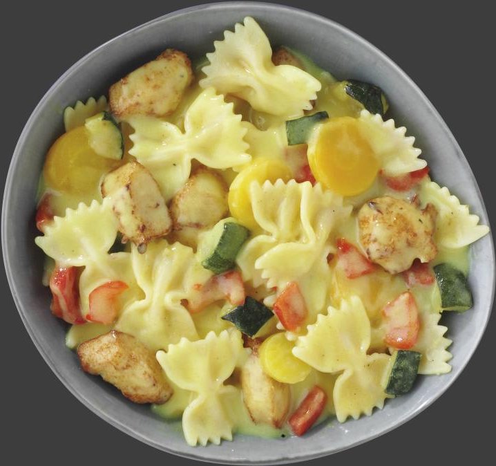 Pastapfanne mit Mascarpone-Limetten-Sauce