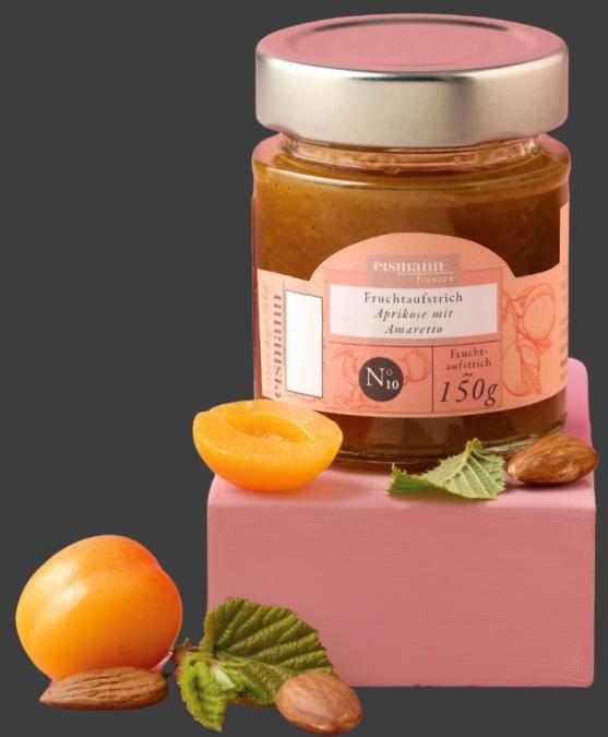 Fruchtaufstrich Aprikose mit Amaretto