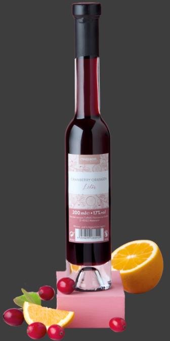 Cranberry-Orangen Likör