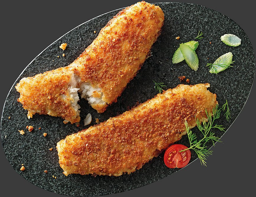 Alaska-Seelachsfilet in Knusperpanade