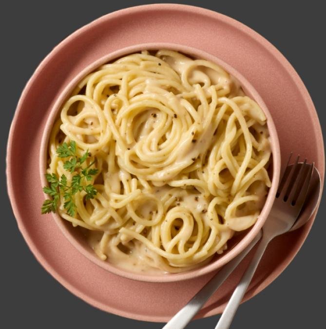 Spaghetti Crème und Pfeffer