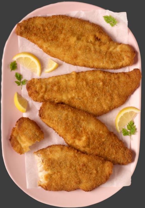 Rotbarschfilet, paniert