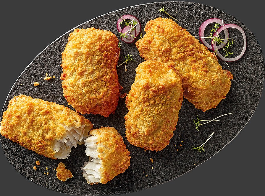 Kabeljau-Knusperhappen