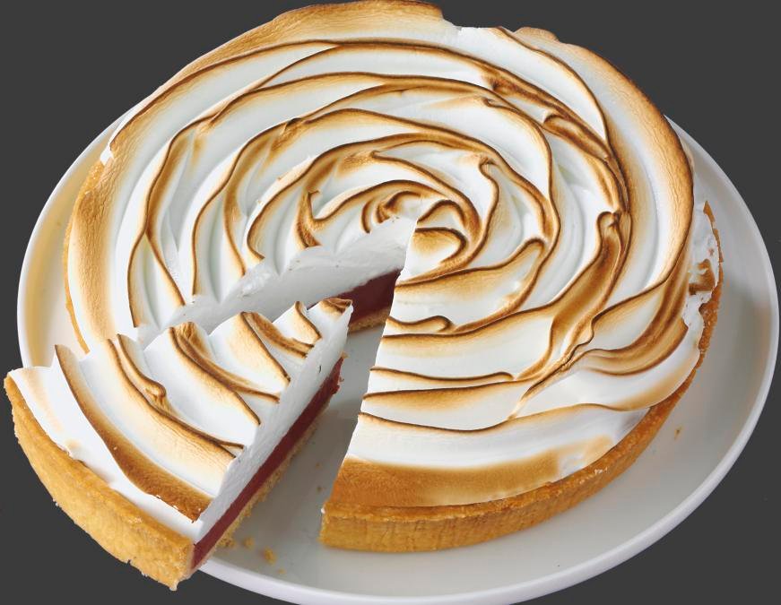 Baiser-Tarte Himbeer