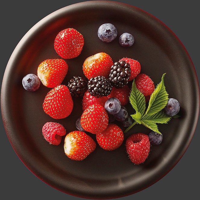 Süße Beerenmischung