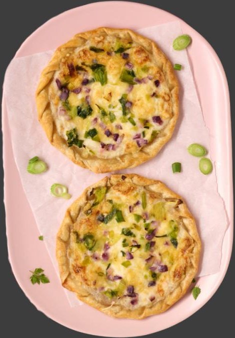 Mini Flammkuchen Bergkäse & Lauch
