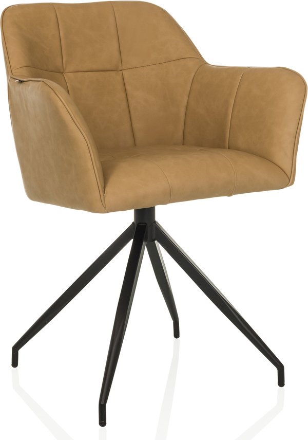 ELVERUM SPU - Esszimmerstuhl Cognac