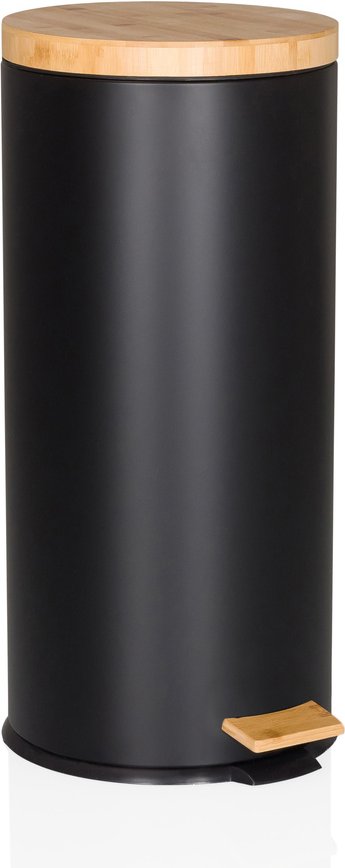 CLEAN BAMBOO | 30L - Mülleimer Schwarz