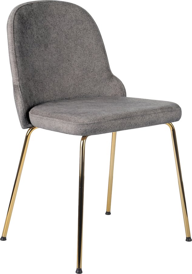 BELLA GOLD S - Vierfußstuhl Dunkelgrau
