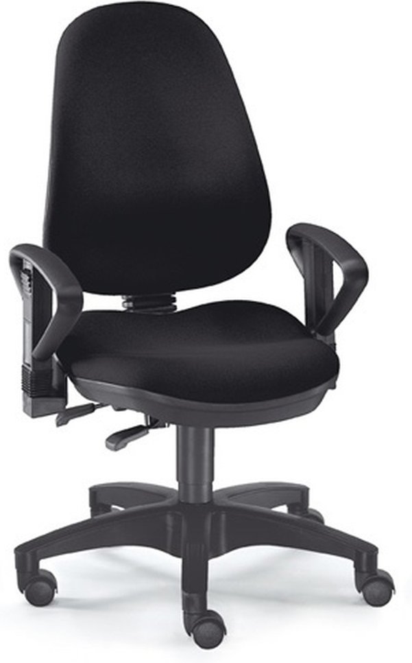 ZERO 30 - Profi Bürostuhl Schwarz Stoff