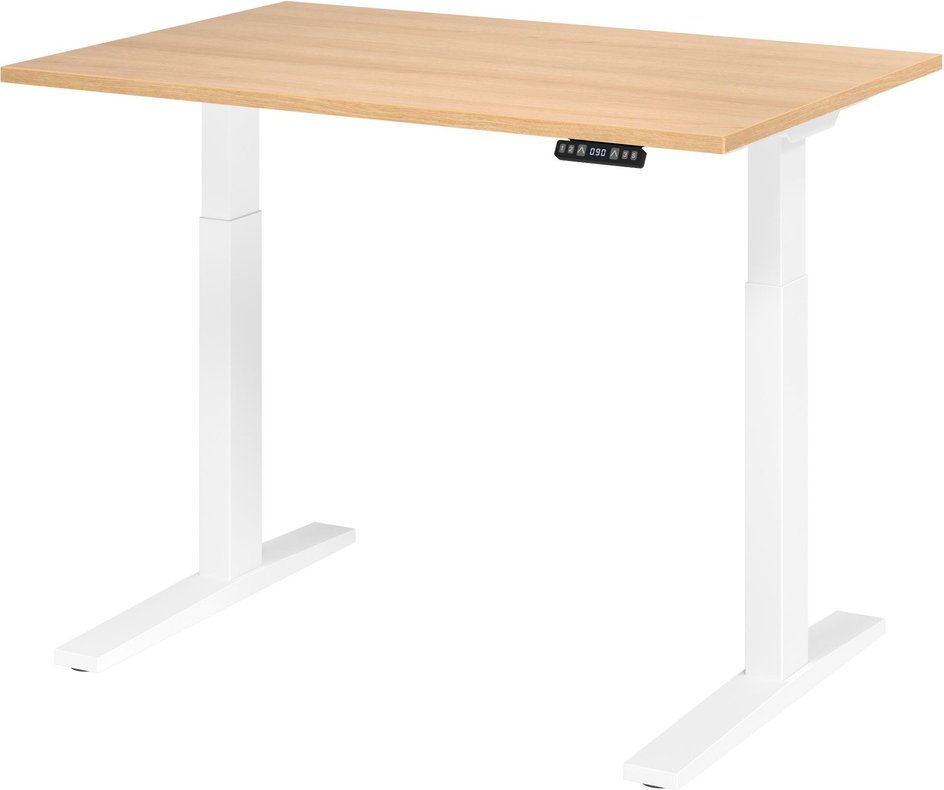 XMKA 12 W | Schreibtisch - 120 x 80 Eiche elektrisch höhenverstellbar