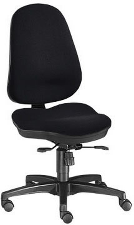 ZERO 10 - Profi Bürostuhl Schwarz Stoff