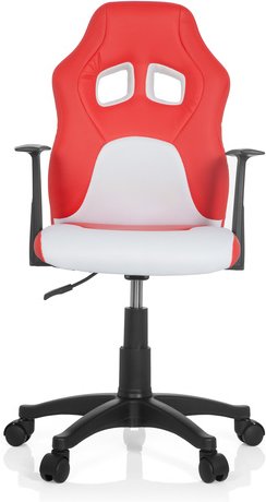 TEEN GAME AL - Kinderdrehstuhl Rot / Weiß